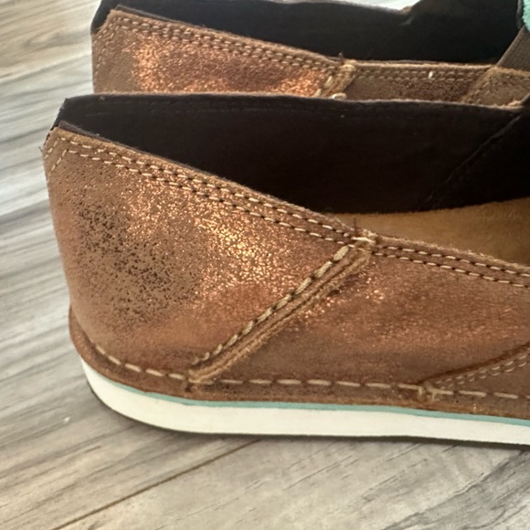 Ariat Womens Cruiser Metallic Bronze/Leopard Cactus - Picture 3 of 12